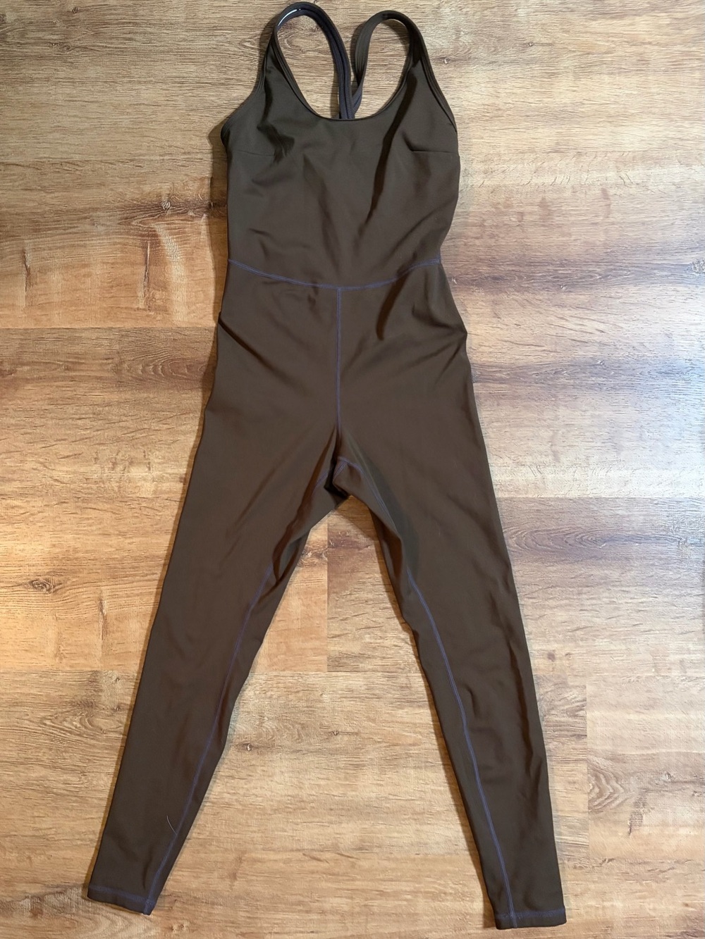 Sleek Brown Women's One-Piece Jumpsuit